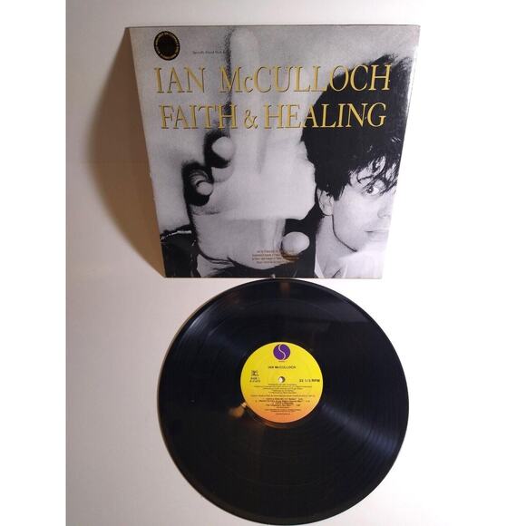 Ian McCulloch Faith & Healing Vinyl 12" Record 1989 Echo And The Bunnymen Promo